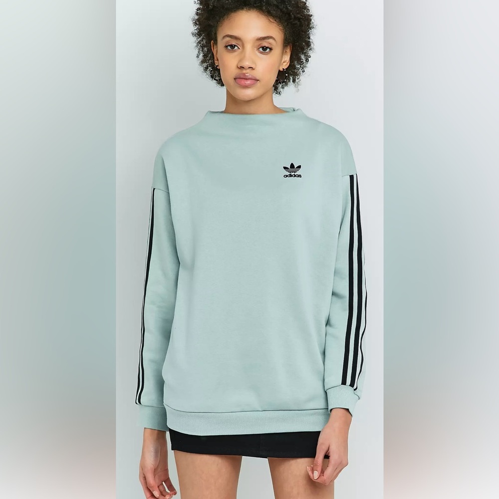 adidas Originals Funnel Neck Sweatshirt - Picture 3 of 12